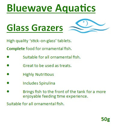 Glass Grazers (with Spirulina) (50grams)