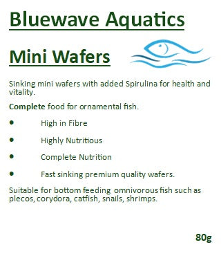 Bluewave Mini Wafers (with Spirulina) (80grams)