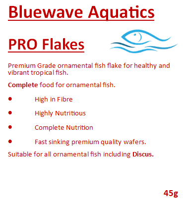 BluewavePRO Tropical Fish Flakes (45grams)